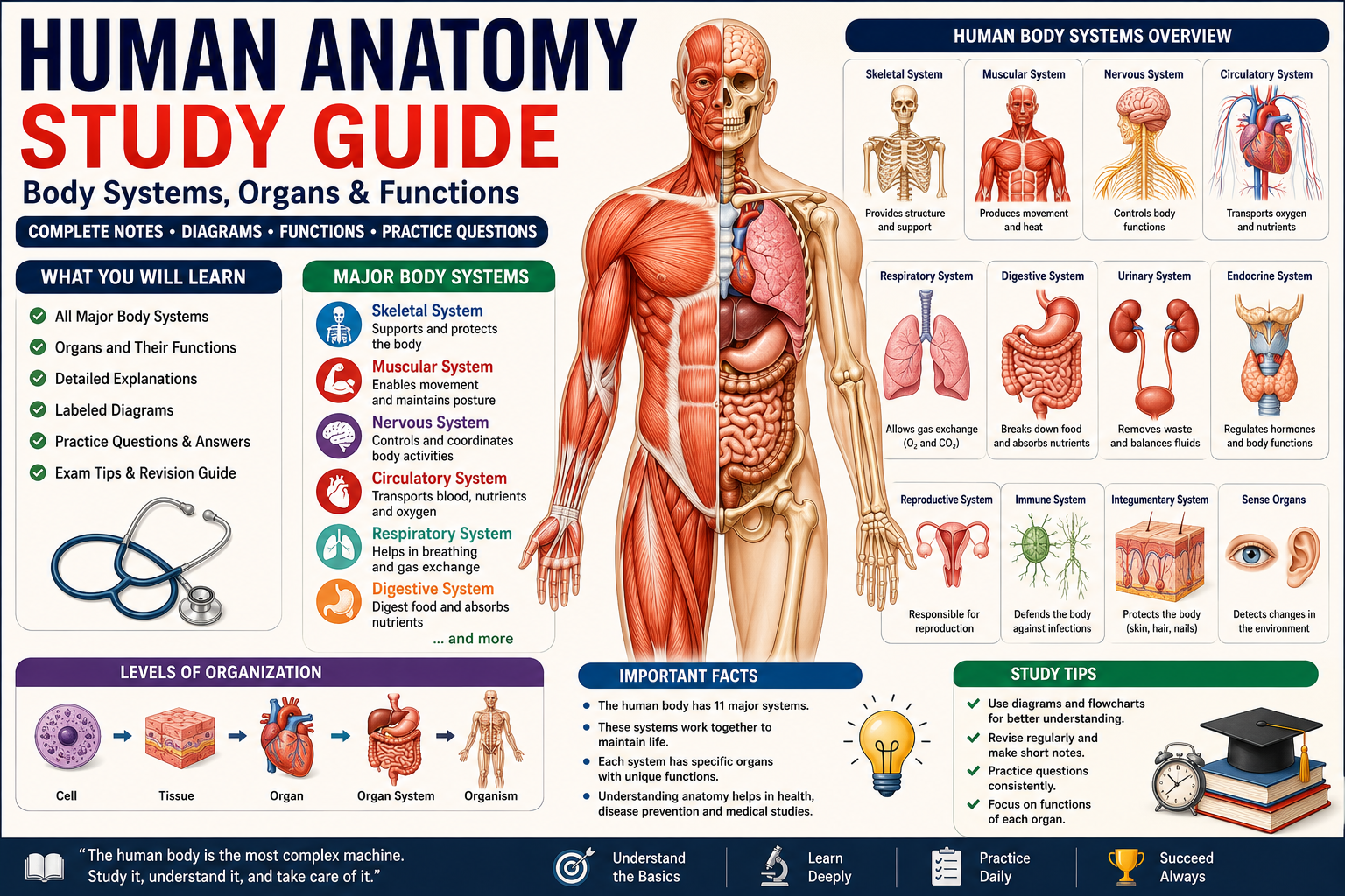 Human Anatomy Study Guide