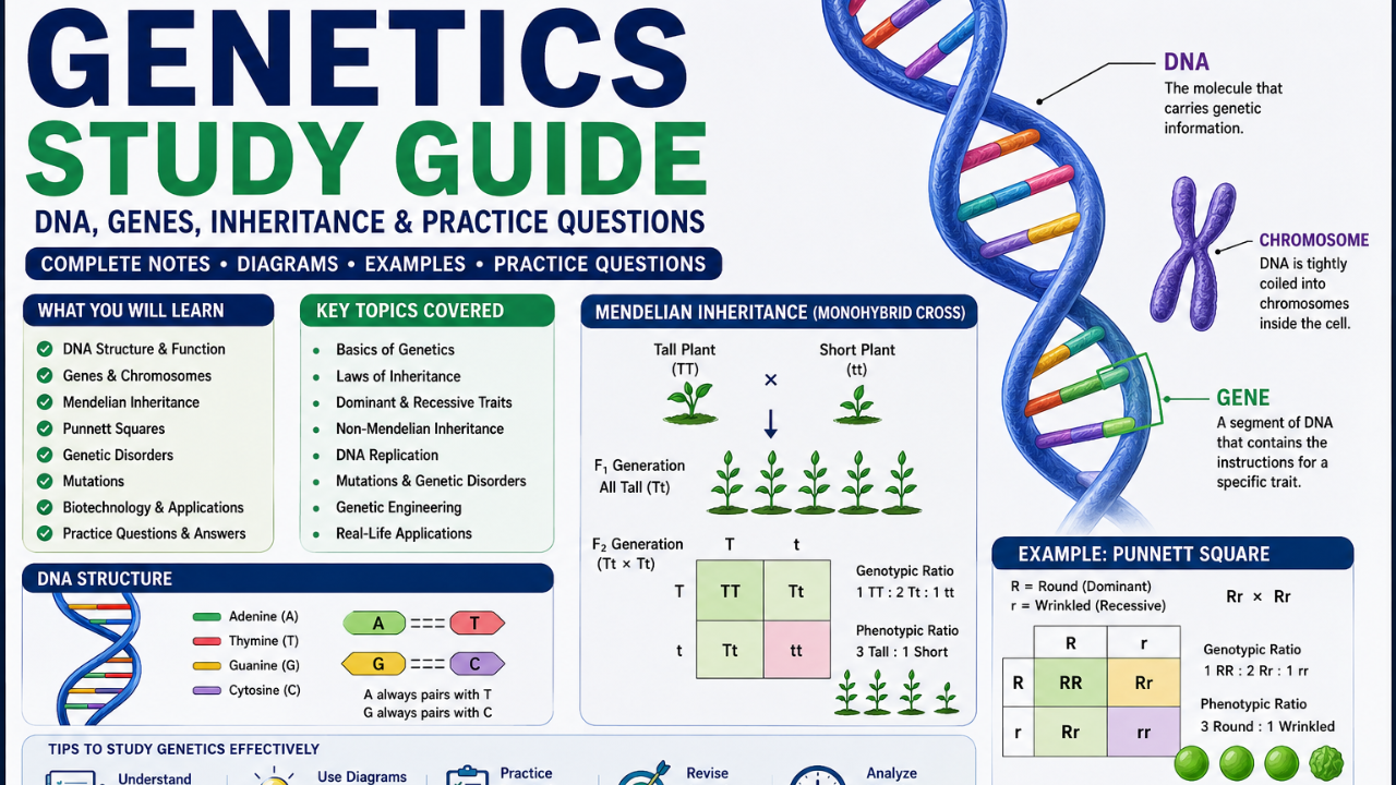 Genetics Study Guide