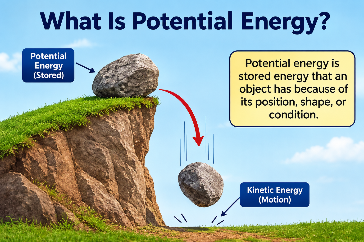 What Is Potential Energy? Definition, Formula, Types