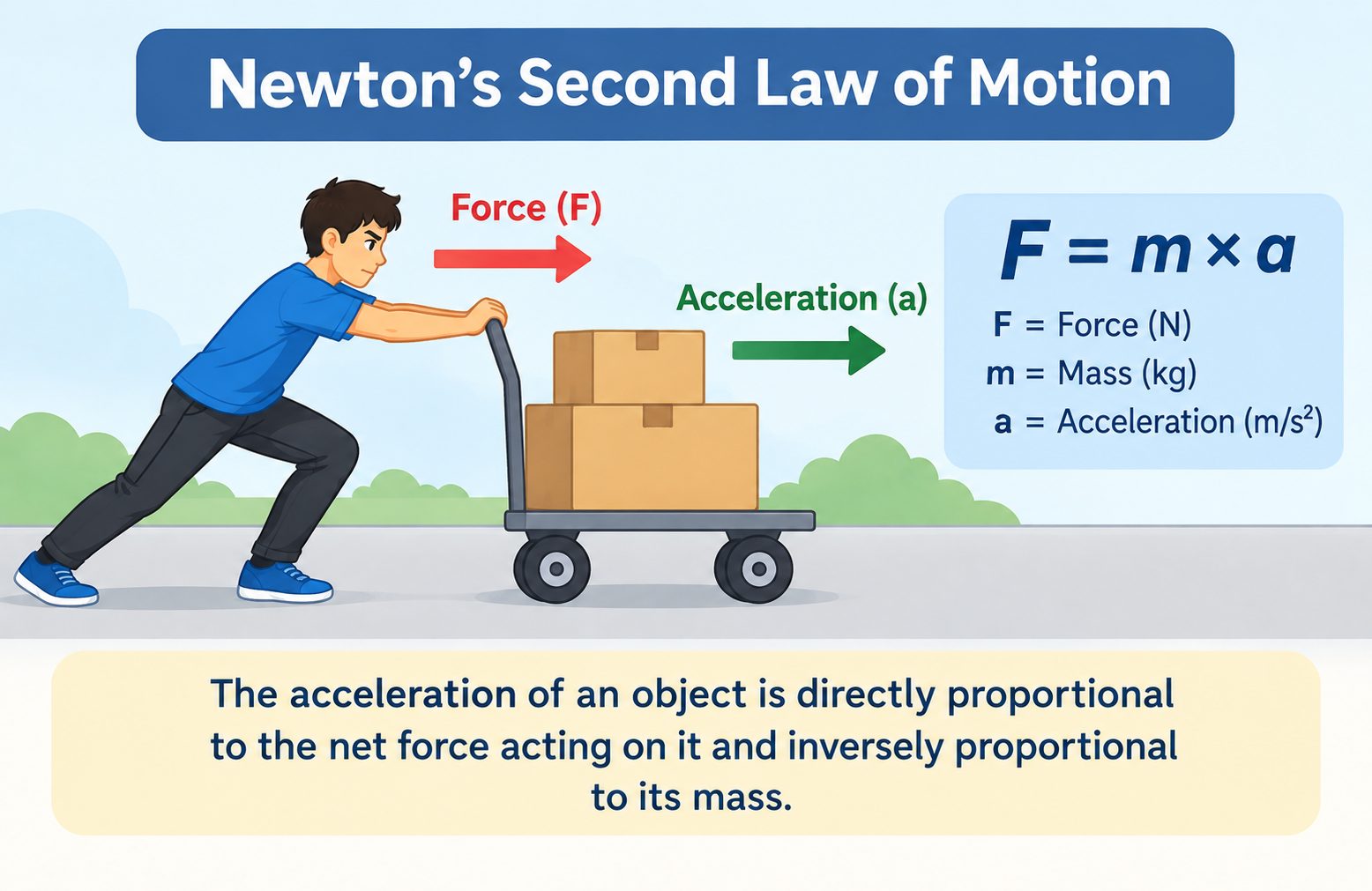 What Is Newton’s Second Law of Motion?
